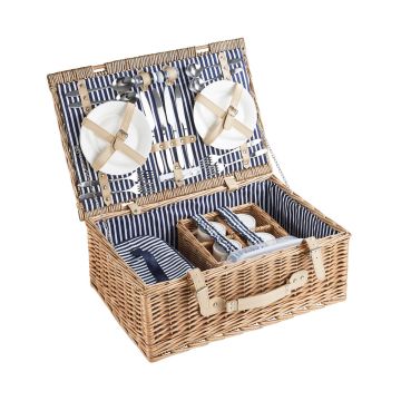 Convertible picnic basket  for 4 persons 55 x 37 x 21 cm