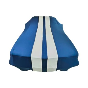 Aston Martin DB9 Convertible 2004-2016 - Indoor Car Cover - Blue with White Striping