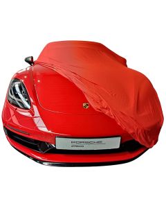 Porsche Boxster 718 Indoor Cover - Red