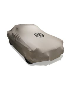 MG MGB Roadster Indoor Cover - Grey with print