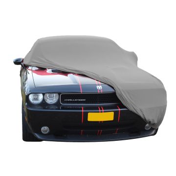 Dodge Challenger Indoor Car Cover - Silvergrey