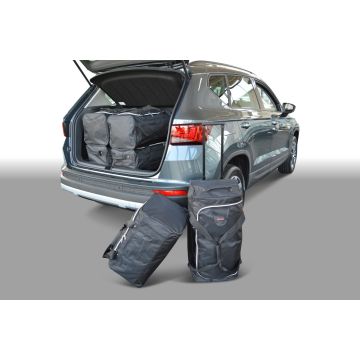 Seat Ateca 2016-present Car-Bags travel bags (low boot floor: no organiser, no 4WD)